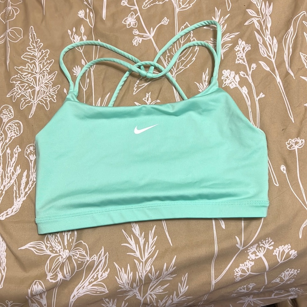 Mint green bra